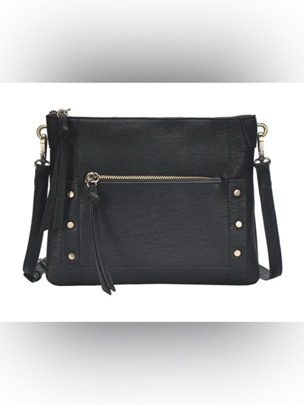 Antiq Kraft Savannah Crossbody Clutch with Stud Detail